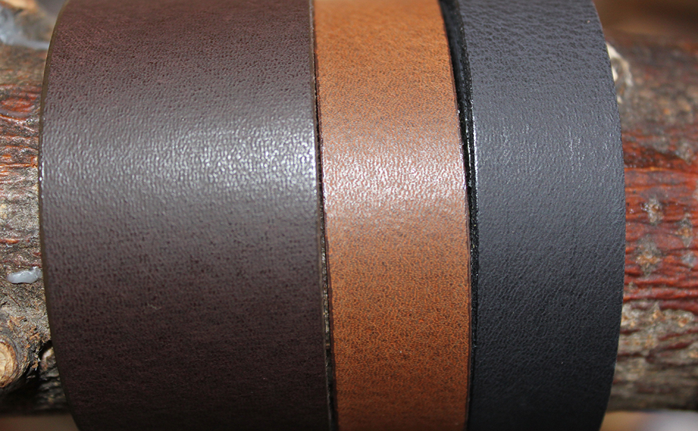 20cm lanière cuir plat 10mm bicolore, avec couture, de couleur marron et  beige naturel cuir veritable - Un grand marché